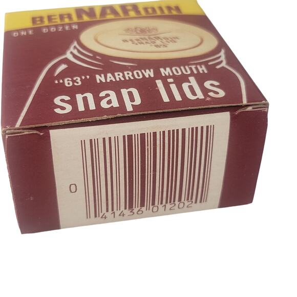 Bernardin Narrow Mouth Snap Lids , Vintage 10 Boxes, Read Condition - Picture 13 of 13